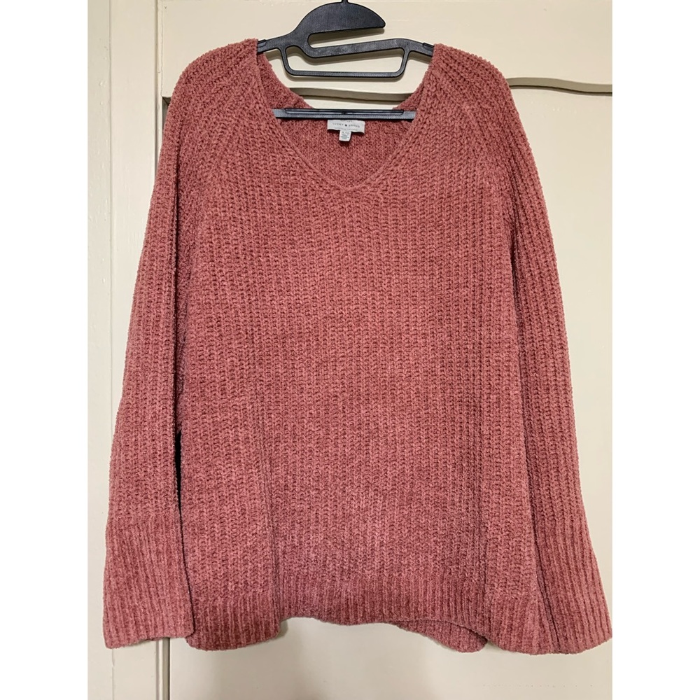 Lucky Brand V Neck Pullover Sweater 💗
